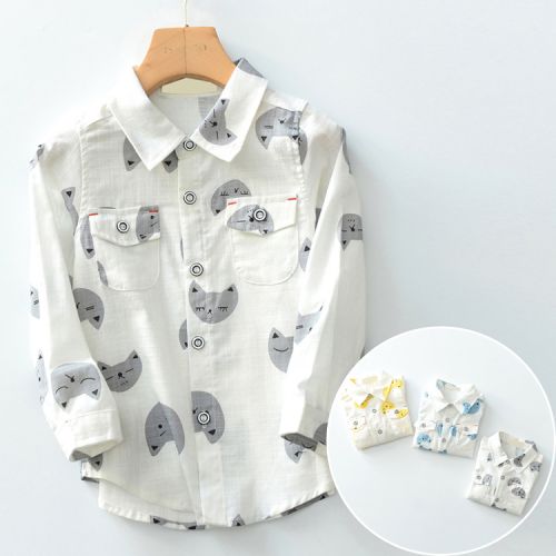 Chemise enfant à manche longue - Ref 2084352