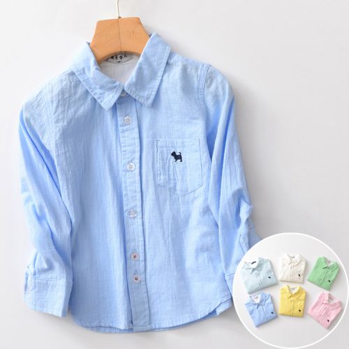Chemise enfant à manche longue - Ref 2084357