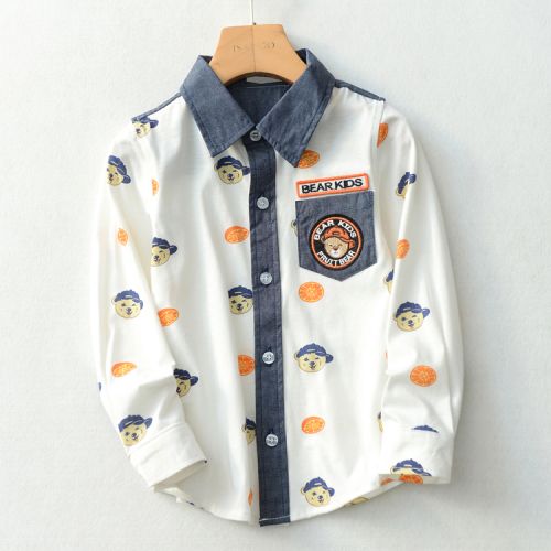 Chemise enfant à manche longue - Ref 2084365