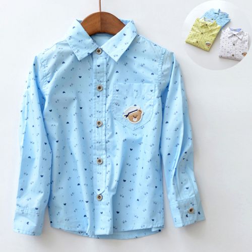 Chemise enfant à manche longue - Ref 2084369