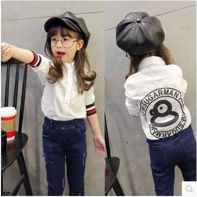 Chemise enfant à manche longue en Toile de coton - Ref 2084390