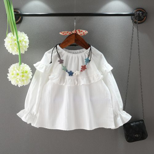 Chemise fille à manche longue - Ref 2084435