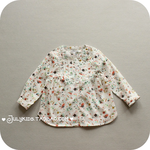 Chemise fille à manche longue - Ref 2084447