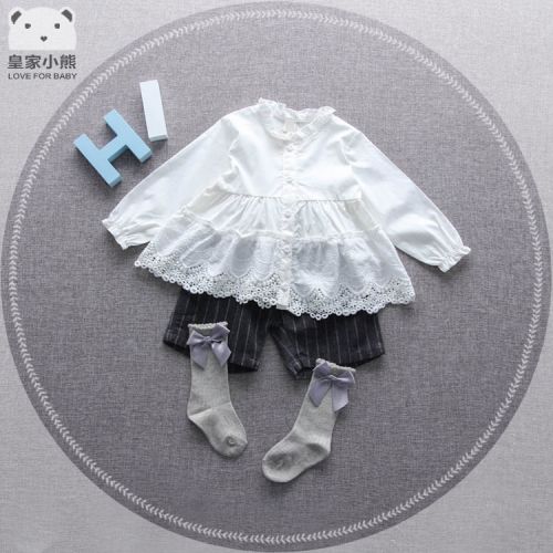 Chemise fille à manche longue - Ref 2084453