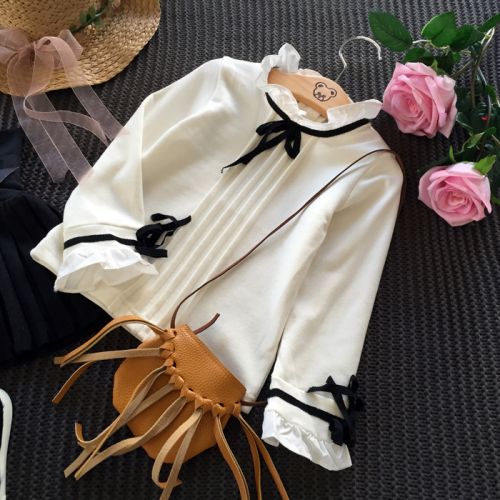 Chemise fille à manche longue - Ref 2084478