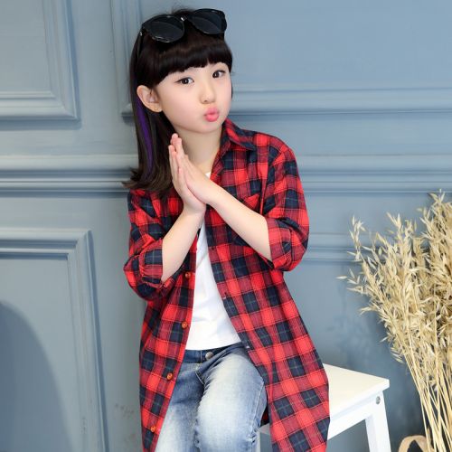Chemise fille à manche longue - Ref 2084487