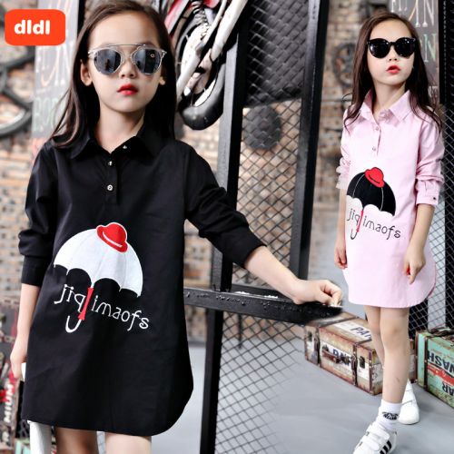 Chemise fille DLDL à manche longue - Ref 2084518