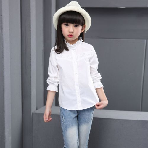 Chemise fille à manche longue - Ref 2084524