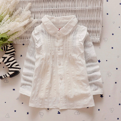 Chemise fille à manche longue - Ref 2084535
