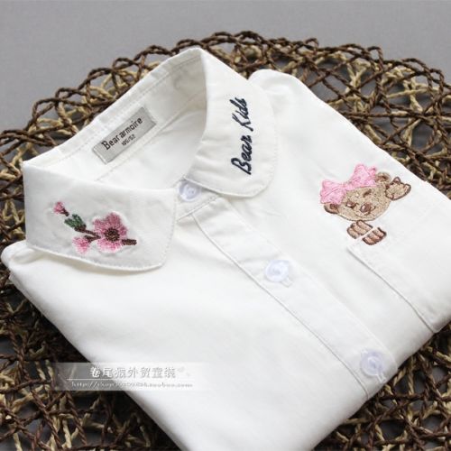 Chemise fille à manche longue - Ref 2084560