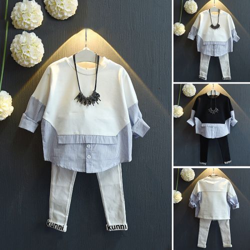 Chemise fille à manche longue - Ref 2084584