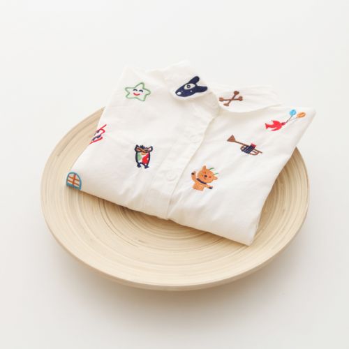 Chemise fille à manche longue - Ref 2084592