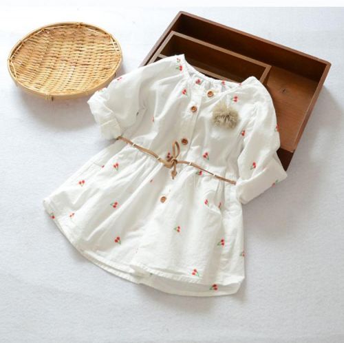 Chemise fille à manche longue - Ref 2084596