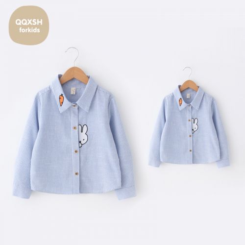 Chemise fille à manche longue - Ref 2084621