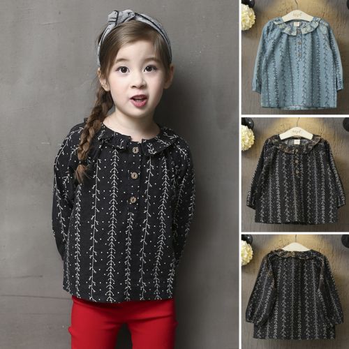 Chemise fille à manche longue - Ref 2084622