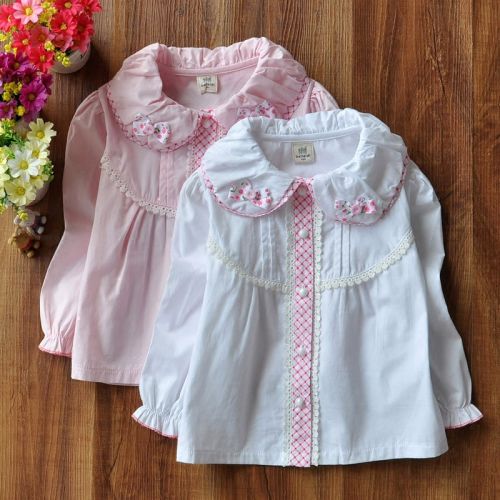 Chemise fille à manche longue - Ref 2084644