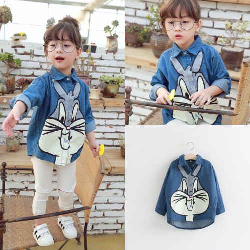 Chemise fille THENEXT à manche longue en toile - Ref 2084659