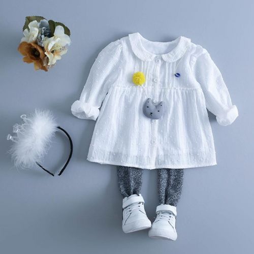 Chemise fille à manche longue - Ref 2084661