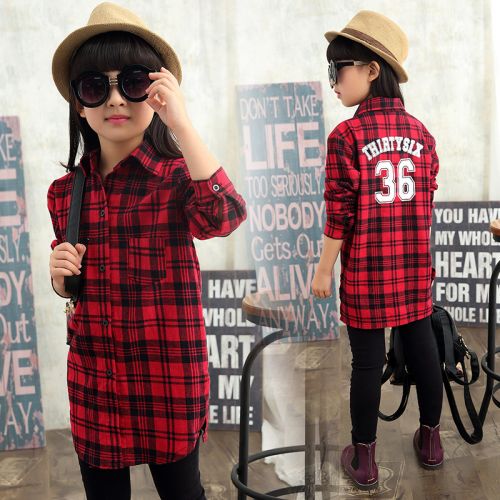 Chemise fille à manche longue - Ref 2084670
