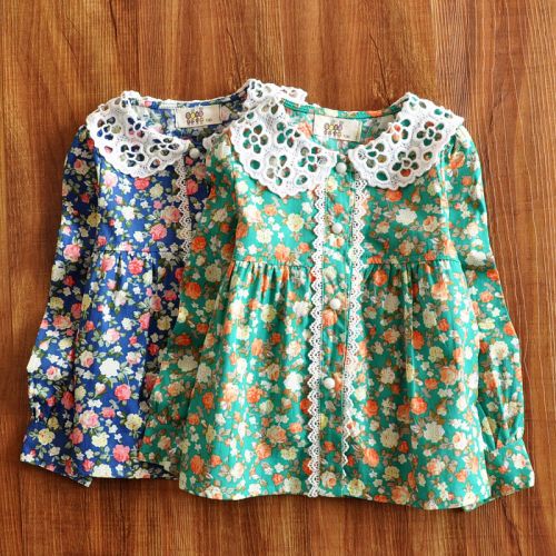 Chemise fille à manche longue - Ref 2084679
