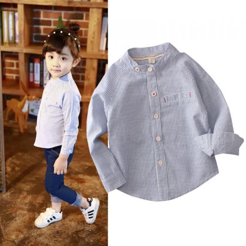 Chemise fille à manche longue - Ref 2084692
