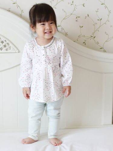 Chemise fille à manche longue - Ref 2084699