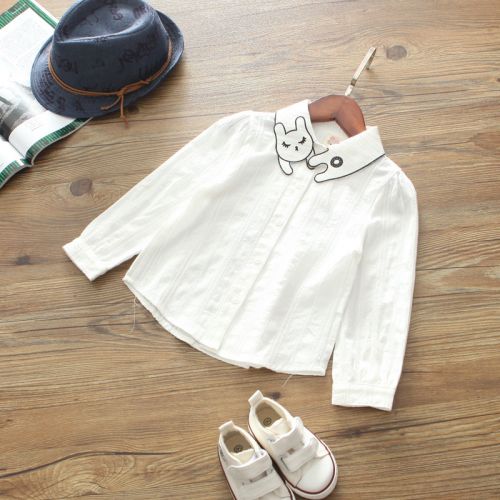 Chemise fille à manche longue - Ref 2084733