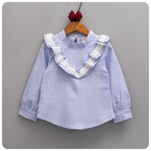 Chemise fille à manche longue - Ref 2084741