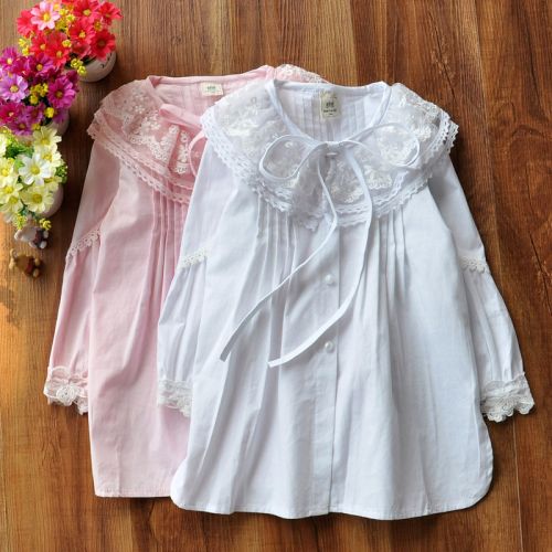 Chemise fille à manche longue - Ref 2084754
