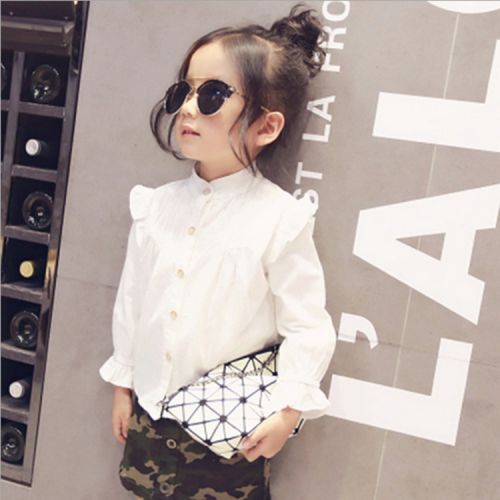 Chemise fille à manche longue - Ref 2084764