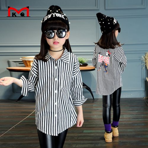 Chemise fille à manche longue - Ref 2084766