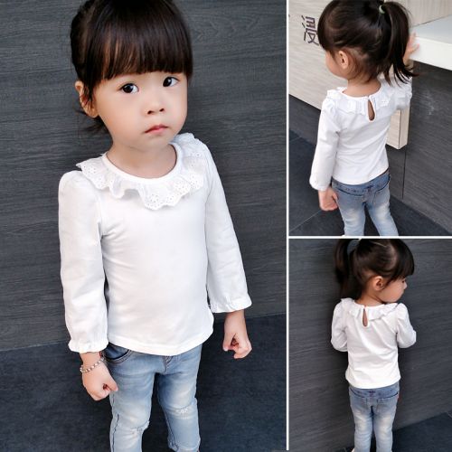 Chemise fille à manche longue - Ref 2084773