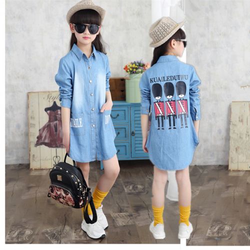 Chemise fille à manche longue - Ref 2084789