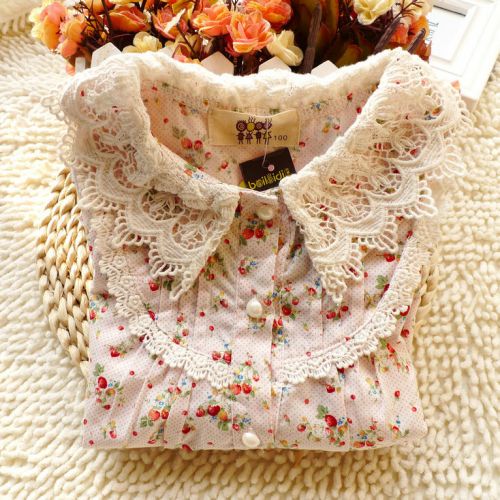 Chemise fille à manche longue - Ref 2084807
