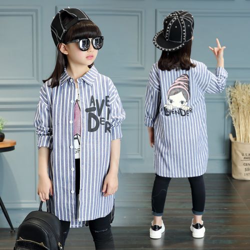 Chemise fille à manche longue - Ref 2084812
