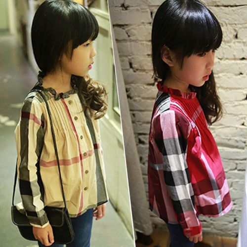 Chemise fille à manche longue - Ref 2084853