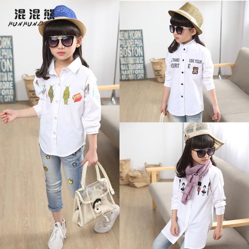 Chemise fille HUNHUNBEAR à manche longue - Ref 2084858