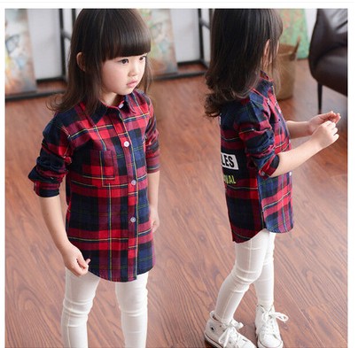 Chemise fille YOYO à manche longue - Ref 2084866