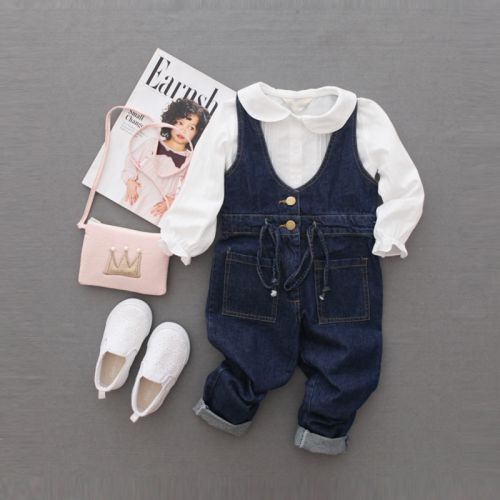 Chemise fille à manche longue - Ref 2084872