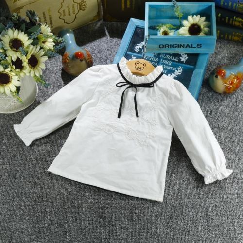 Chemise fille à manche longue - Ref 2084927