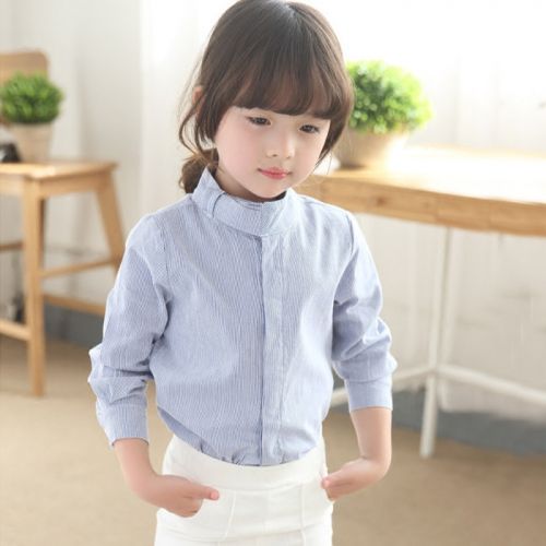 Chemise fille à manche longue - Ref 2084929