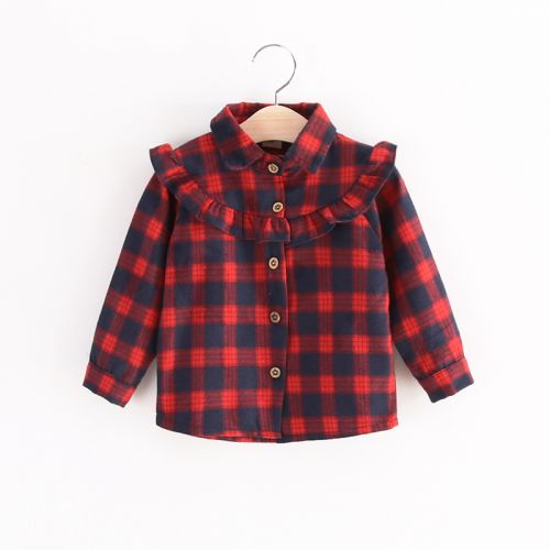 Chemise fille à manche longue - Ref 2084943