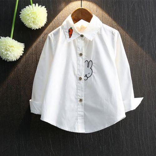 Chemise fille à manche longue - Ref 2084944