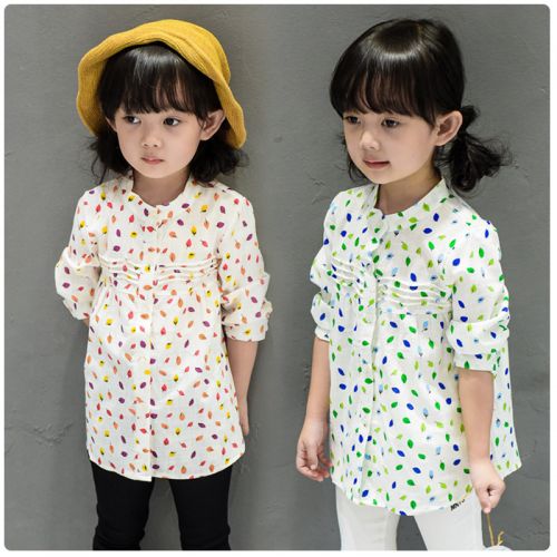 Chemise fille CIKICOKO à manche longue - Ref 2084948