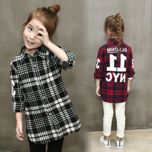 Chemise fille à manche longue - Ref 2084955