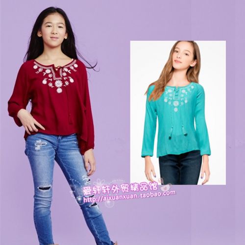 Chemise fille à manche longue - Ref 2084993