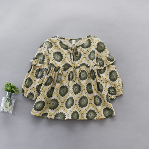 Chemise fille à manche longue - Ref 2085017