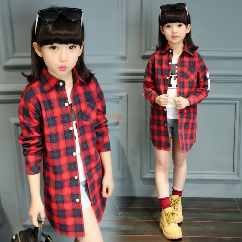 Chemise fille à manche longue - Ref 2085036