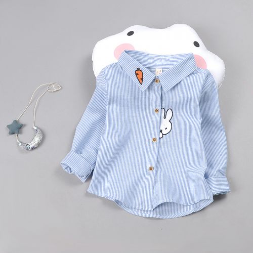 Chemise fille à manche longue - Ref 2085052