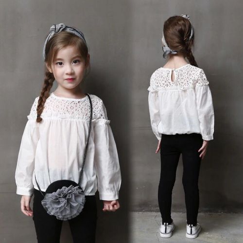 Chemise fille à manche longue - Ref 2085057